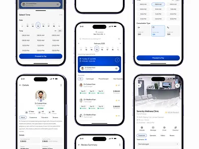 Doctor Appointment Booking App UI appointment app ui appointment booking app booking app ui doctor app doctor appointment app doctor ui medical appointment app