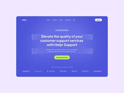 Landing Page Hero Section hero landing landingpage ui ui ux webdesign website