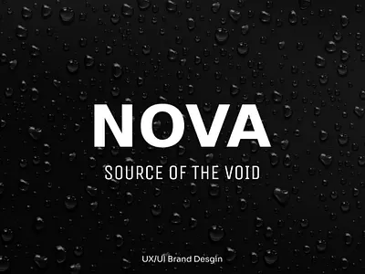 NOVA - Brand Design brand design branding case study concept daily ui design logo ui ui design web design