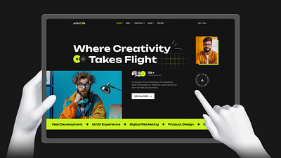 Acjon – Digital Agency & Creative Portfolio HTML Template agency branding business creative design ecommerce illustration technology company ui web development
