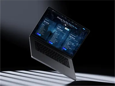 Dark Glass Pricing UI – Own Concept edtech figma package price pricing saas subscription ui ux xd