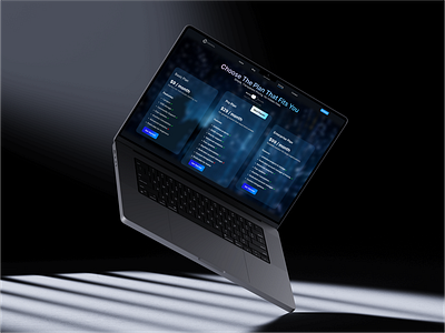 Dark Glass Pricing UI – Own Concept edtech figma package price pricing saas subscription ui ux xd