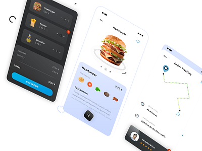 Steet Food App android ios app application brand branding cons desiger curve delivrery food graphic design hamburger icon set illustration illustrator ai phone mobile photoshop psd pins map location print designer senior designer tracking number typo typography ui ux designer