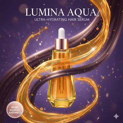hair serum advertising behance design dribbble graphic design hair care hair goals hair oil hair serum healthy hai illustration instagram social media post