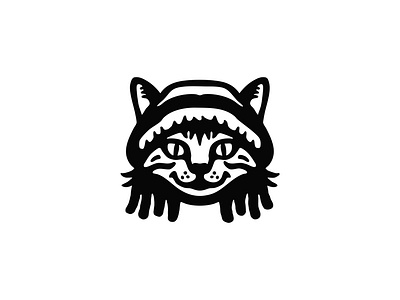 Cat logo animal logo brand branding cartoon cat logo cats cute design fun graphic design icon illustration logo logotype mark mascot minimal pet playful vector