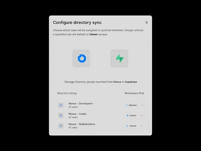 Integration modal | Rive agentic ai ai agent design system integration interaction interactive modal motion design motion graphics product design rive app saas ui ui design ux web app window