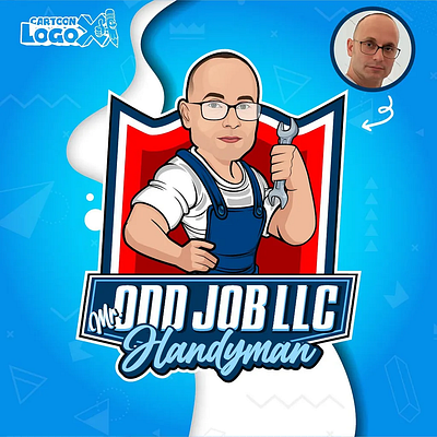 Mr. Odd Job LLC – Handyman Portrait Logo Design By CartoonLogoX brandgraphics branding brandingideas brandingportfolio cartoonart cartoonbrandingart cartoonlogo cartoonportrait cartoonstyle custombrandidentity custommascot funlogo graphic design graphicdesign illustratorlogo logo magicallogo portraitlogo professionalbranding vectorillustration