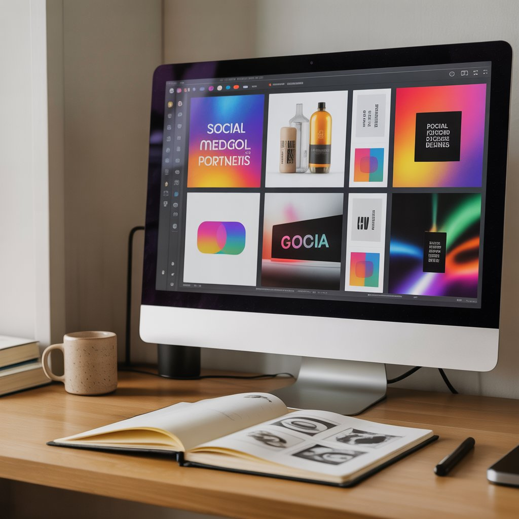 Dynamic Gradient-Based Brand Identity branding graphic design motion graphics