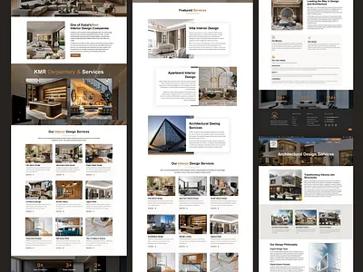 Interior Design : Website design for KMRCARPENTERY.COM carpentery elementor interior design webdesign website wordpress