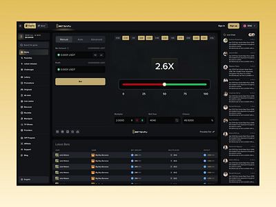Crypto Casino Web App UI | Betting Dashboard aviator betting app web ui casino casino dashboard casino dashboard design casino web casino website crash crypto casino ui dashboard ui dice gambling platform gambling platform ui game game animation gaming igaming web design mines multipliers dashboard web app ux