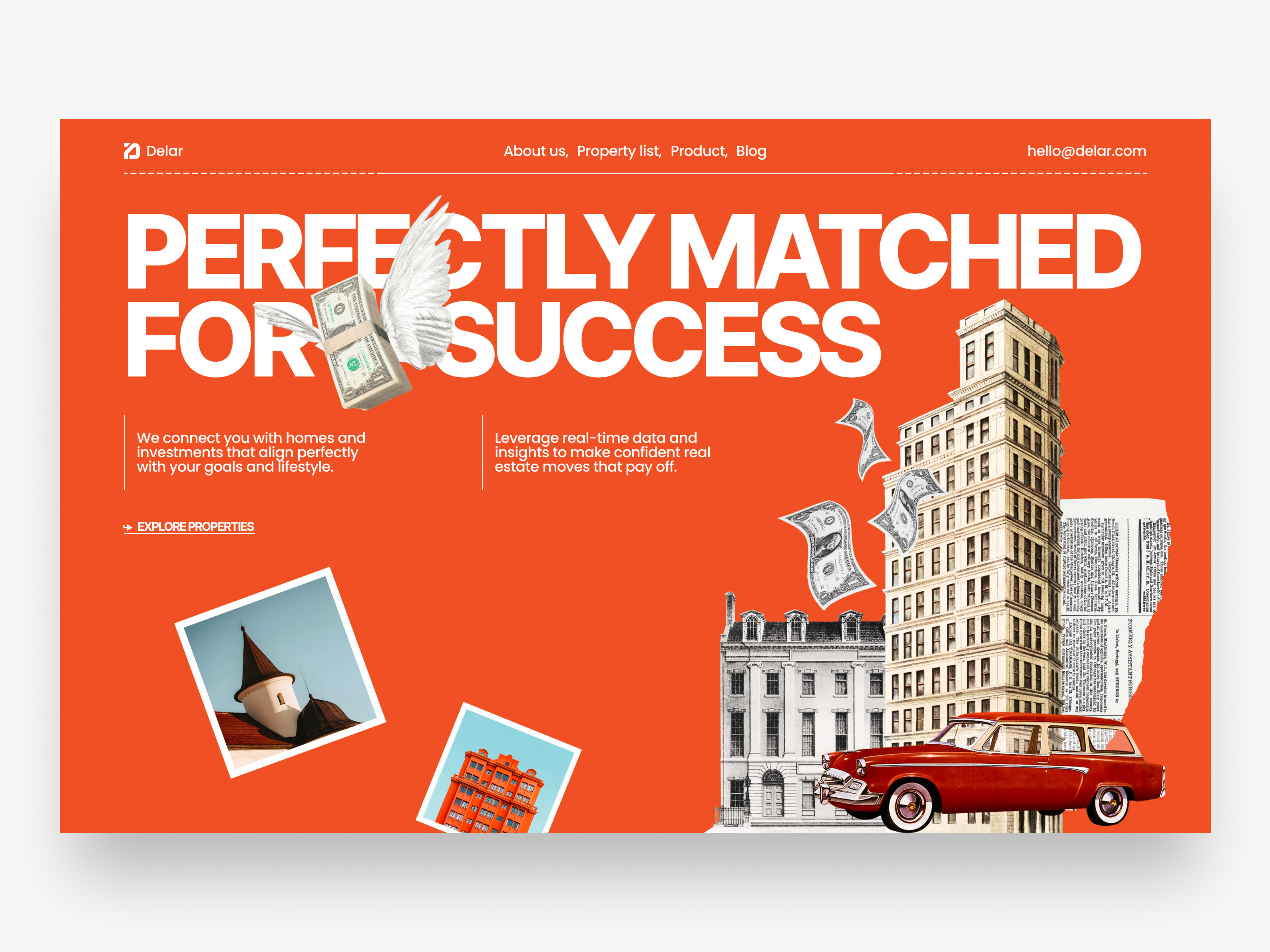 Real estate website landingpage real estate startup ui ux web webdesign website