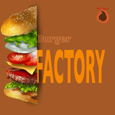 Burger restaurant graphic design