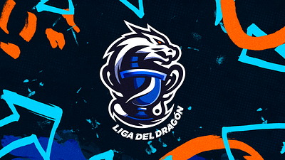 Liga del Dragón – Complete Esports Event Key Visual & Animation animation branding esport gaming graphic design motion graphics redesign