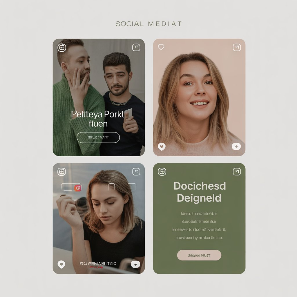 Engaging Social Media Content Design branding graphic design ui