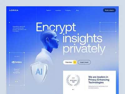 UI UX design for a SaaS Platform Website ✦ Lorica ui ux designer figma