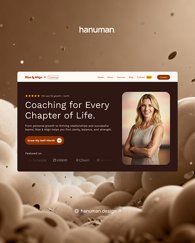 Rise & Align Coaching - Website Design design figma ui web design website