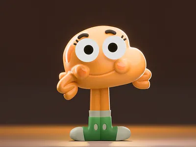 Darwin 3d animation character illustration stylized