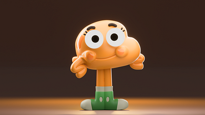 Darwin 3d animation character illustration stylized