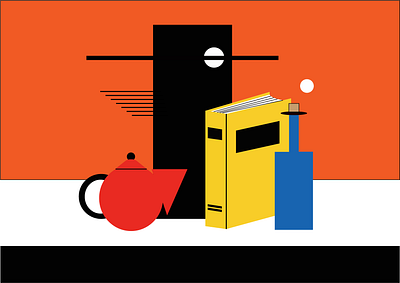 Without you bauhaus graphic design illustration vector vector art