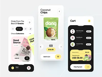 E commerce app / Grocery App / snack app app app design application design branding design figma graphic design grocery illustration logo prototyping responsive design ui uxui