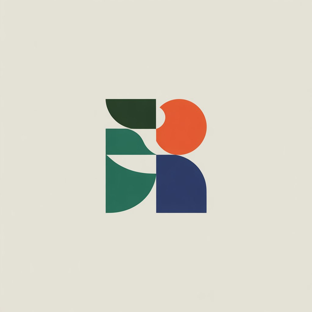 Modern Geometric Harmony branding graphic design logo