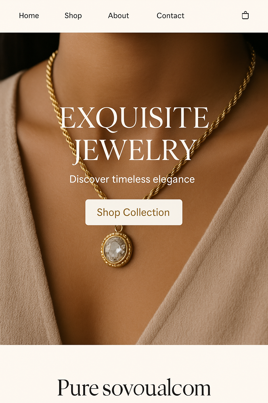 VeraLux Jewelry – E-Commerce UI Concept ecommerce figma jewelry landing page modern ui ux web design web development website website design website development wisdmlabs wordpress