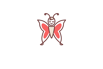 DKTB: Animated Logo branding butterfly butterfly logo charity custom logo design graphic design logo logo design mascot mascot logo non profit startup vector