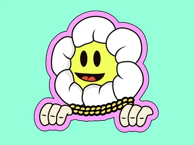 Flower boy badgedesign character characterillustration flowerillustration graphic design illustration logodesign vector vectorart