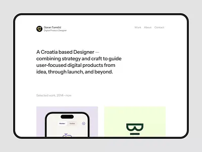 Personal portfolio, showcase clean minimal personal branding portfolio ui ux visual identity web design website