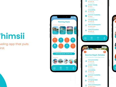 Whimsii App: Concept Case Study accessibility accessibility app concept app concept kids concept traveling kids planning kids traveling kids vacation location app planning app resort booking traveling traveling app vacation vacation app vacation planning