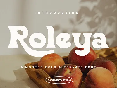 Roleya - Modern Bold Font bold bold font branding design display font fonts graphic design modern modern font roleya font serif type design typeface typeface design typography