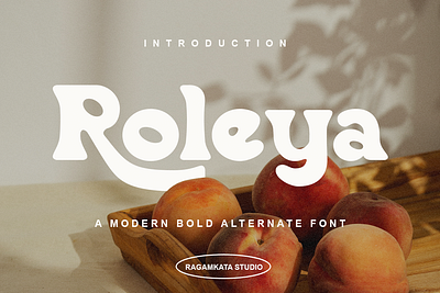 Roleya - Modern Bold Font bold bold font branding design display font fonts graphic design modern modern font roleya font serif type design typeface typeface design typography