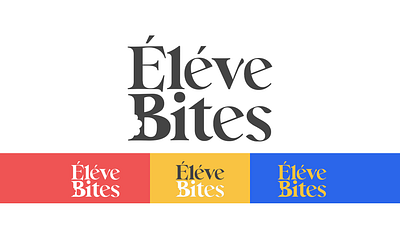 Éléve Bites logo branding graphic design logo packaging