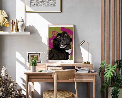 The Loki graphic design illustration portrait