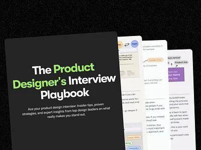 Product Designer's Interview Playbook graphic design interviews playbook product design ui ux