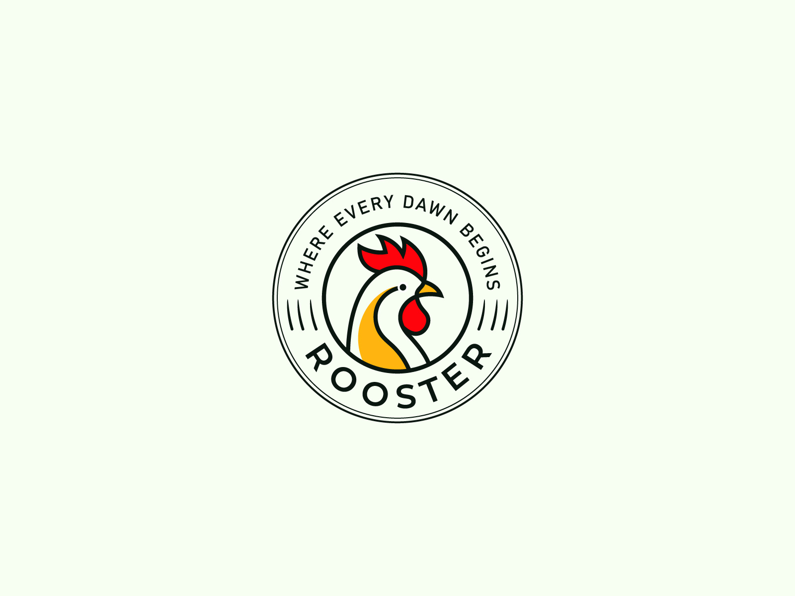 Simple line art Rooster logo creative rooster line art logo line art rooster rooster rooster design rooster logo rooster logo brand rooster logo design rooster logo maker rooster logo restaurant simple logo simple rooster