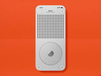 Minimal Music Player branding illustration mobile app mobile design mobile ui music player ui ux uxdesign