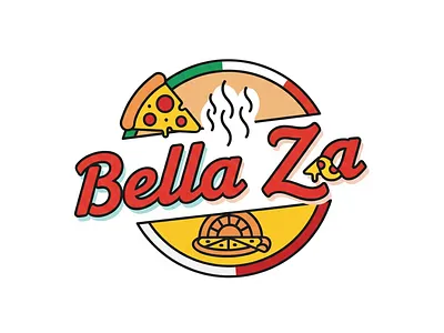 Restaurant logo detqel graphic design