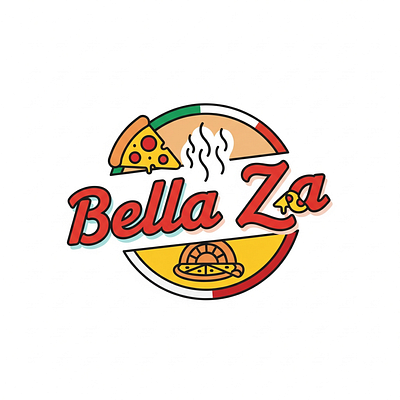 Restaurant logo detqel graphic design