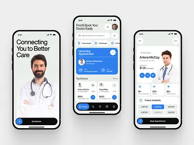 Doctor Appointment App app app design appointment artxis booking clean doctor doctor app health healthcare healthcare app minimal mobile mobile app ui ui design