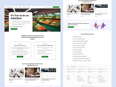 Business Landing Page – Modern & Conversion-Focused UI business figma design