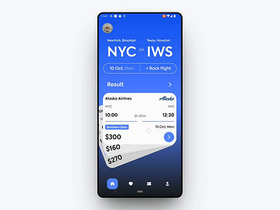 Flight Booking Mobile iOS App – React Native Development animation micro interactions react native