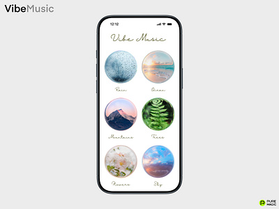 Vibe Music branding design forest habit tracker illustration mobile app mobile design mobile ui music player rain ui ux uxdesign vibe video