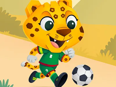 Zayu — My Cute Fanart for the FIFA World Cup 2026 brandmascot character characterdesign children cuteart design fanart fifaworldcup illustration mascotdesign mexicanartist mexico sports illustration worldcup2026 zayu