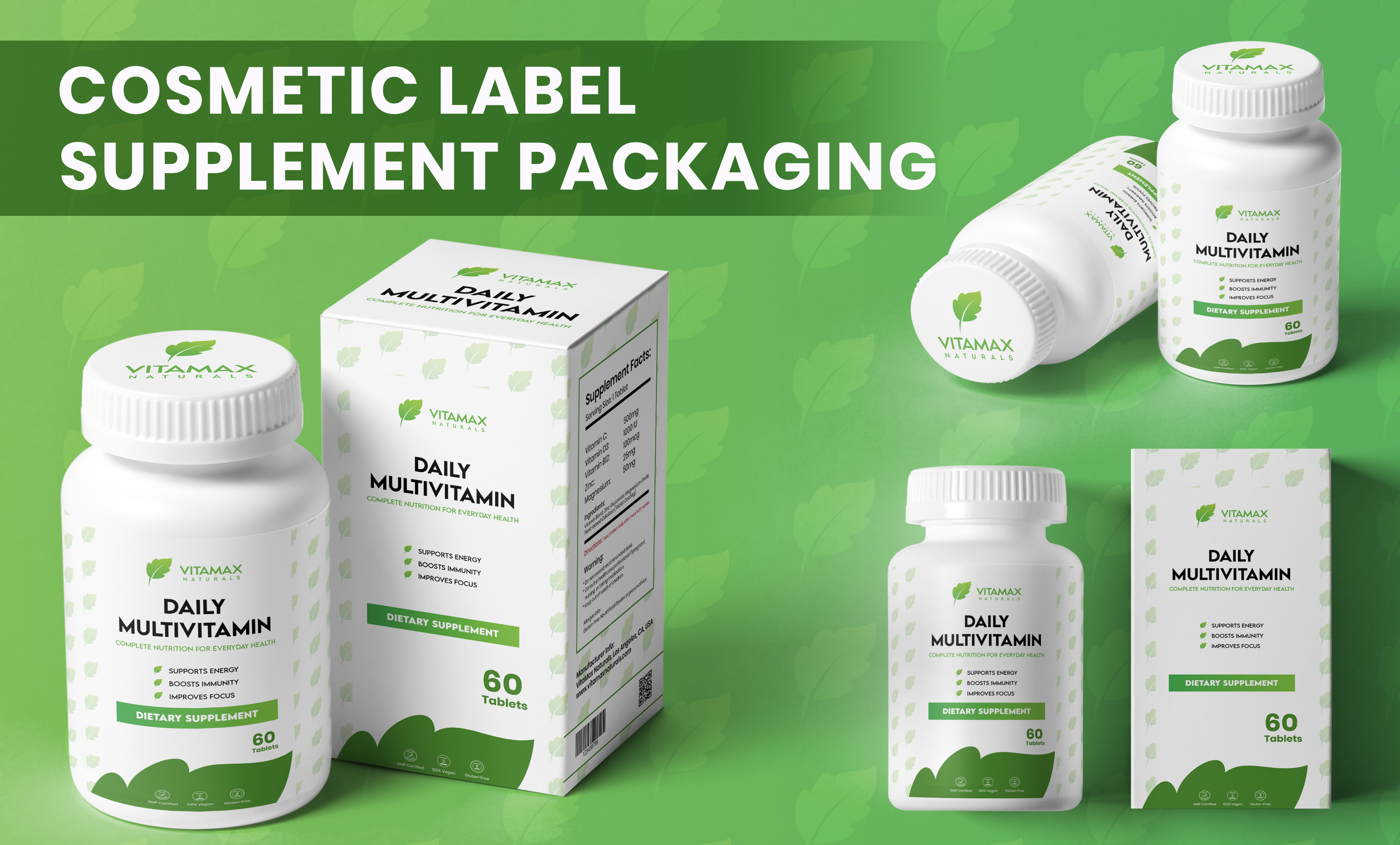 Professional product label and supplement packaging Design cosmetic label label label design packaging packaging design product label supplement label