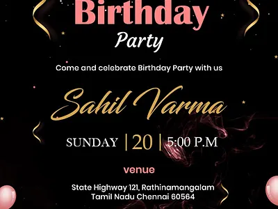 Designing the Perfect Birthday Invitation Template Free birthday free graphic design invitation templates