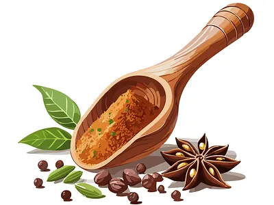 Spice Company Logo (2 iterations) branding graphic design illustration logo vector