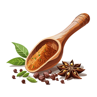 Spice Company Logo (2 iterations) branding graphic design illustration logo vector