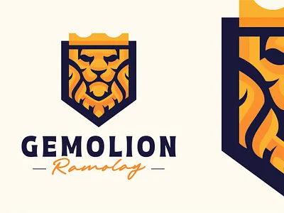 GEMOLION Ramolay Logo lion logo logodesigns moder
