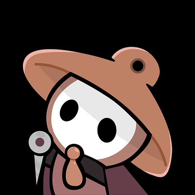 Sherma character design game hollow illustration knight sherma silksong vector